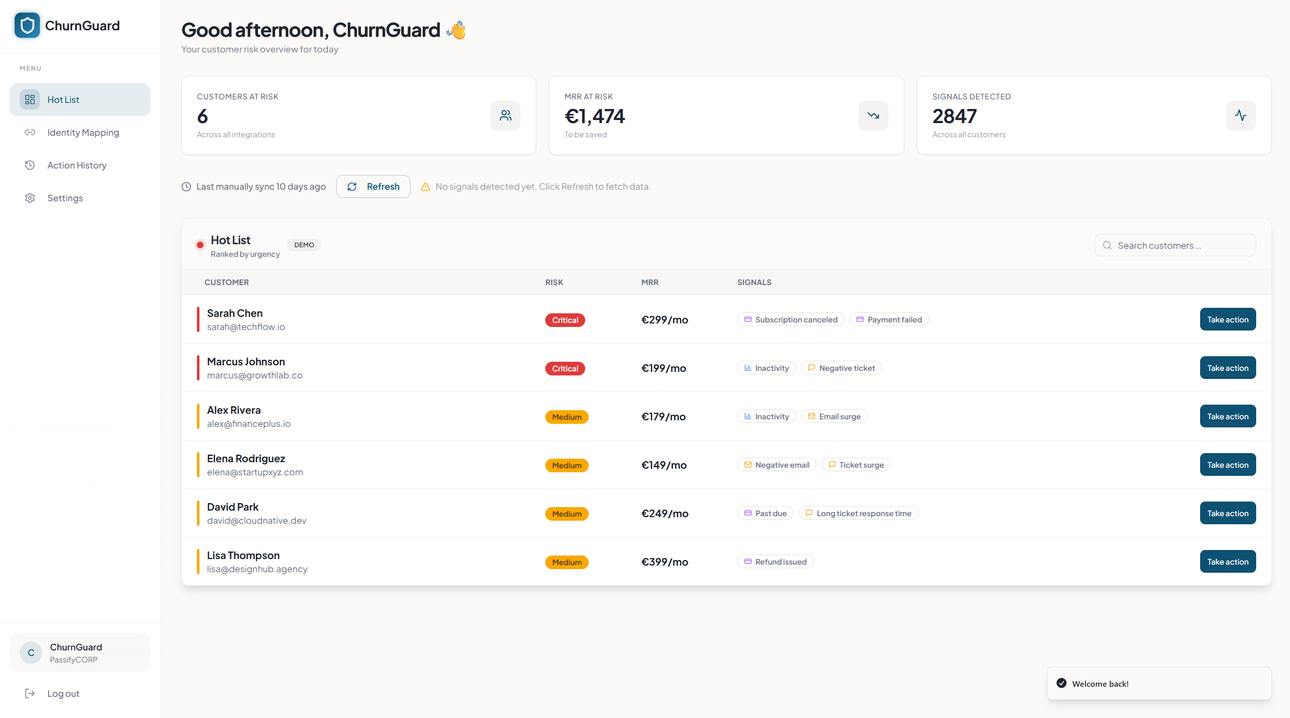 ChurnGuard gallery image
