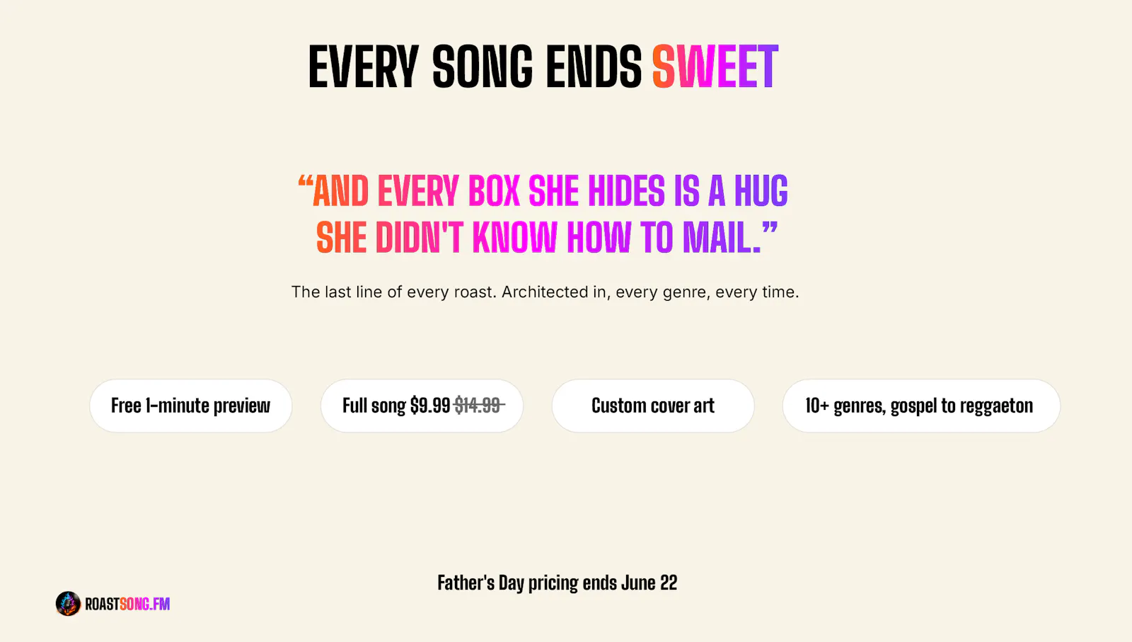RoastSong.fm screenshot 5
