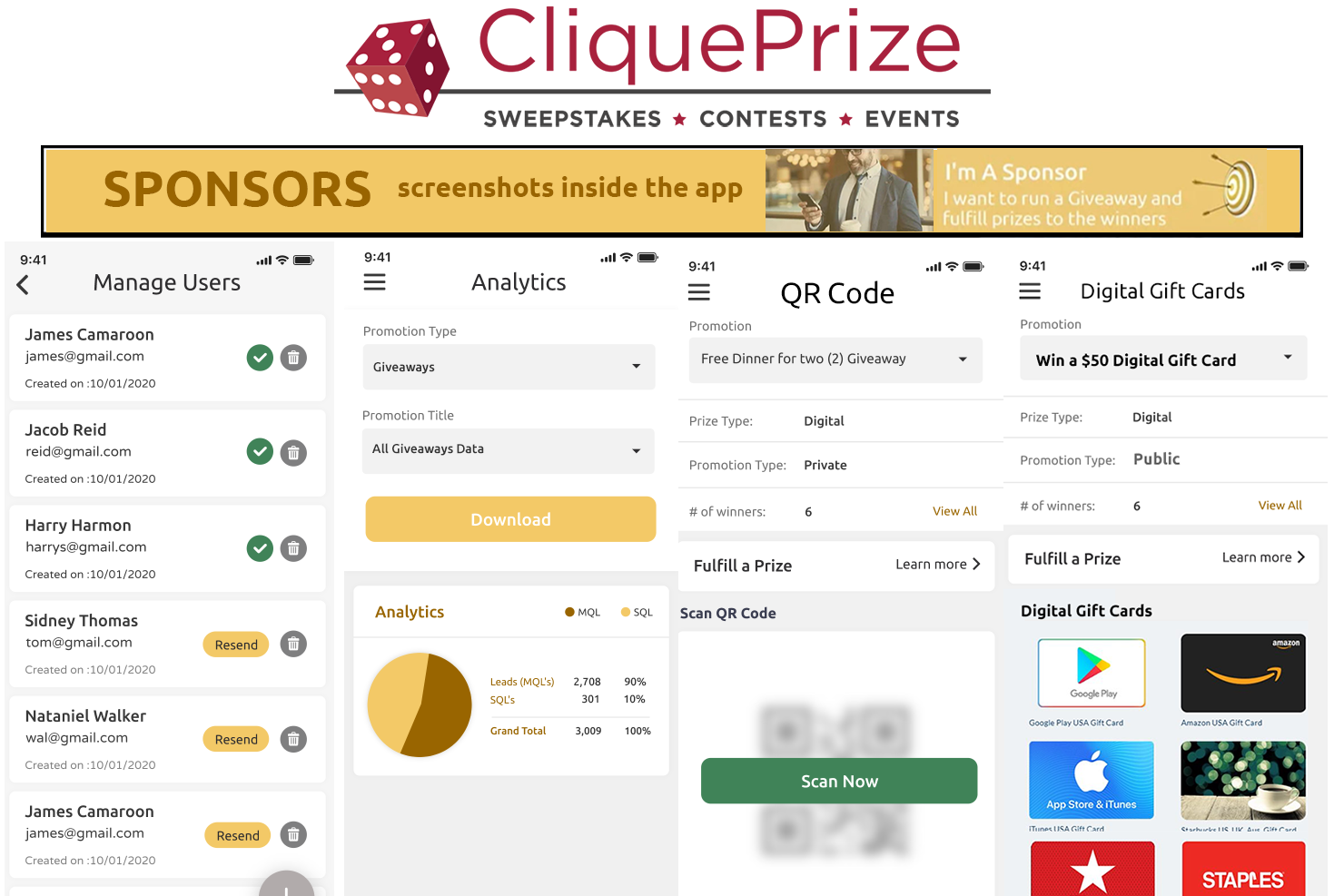 CliquePrize® gallery image