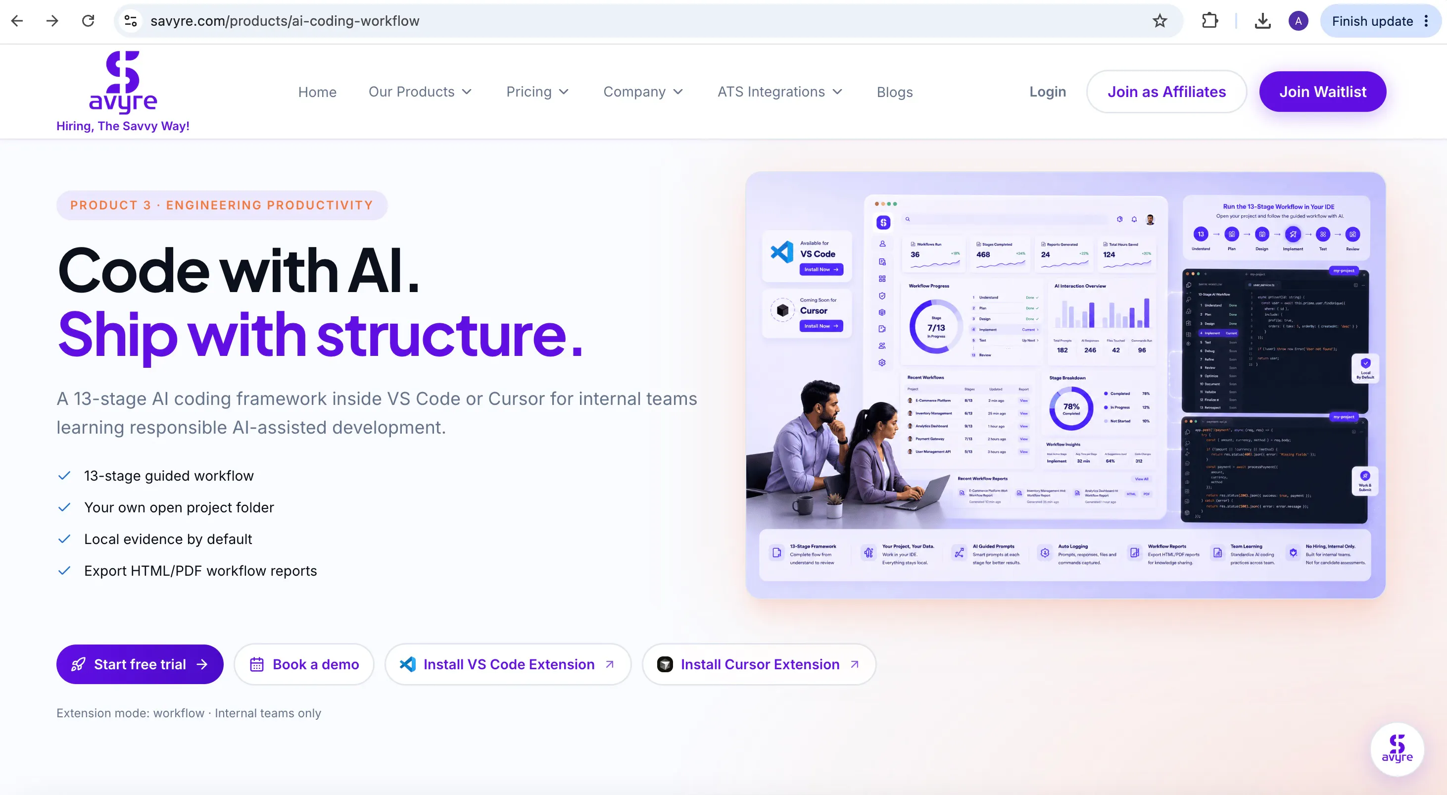 Savyre AI Coding Workflow gallery image