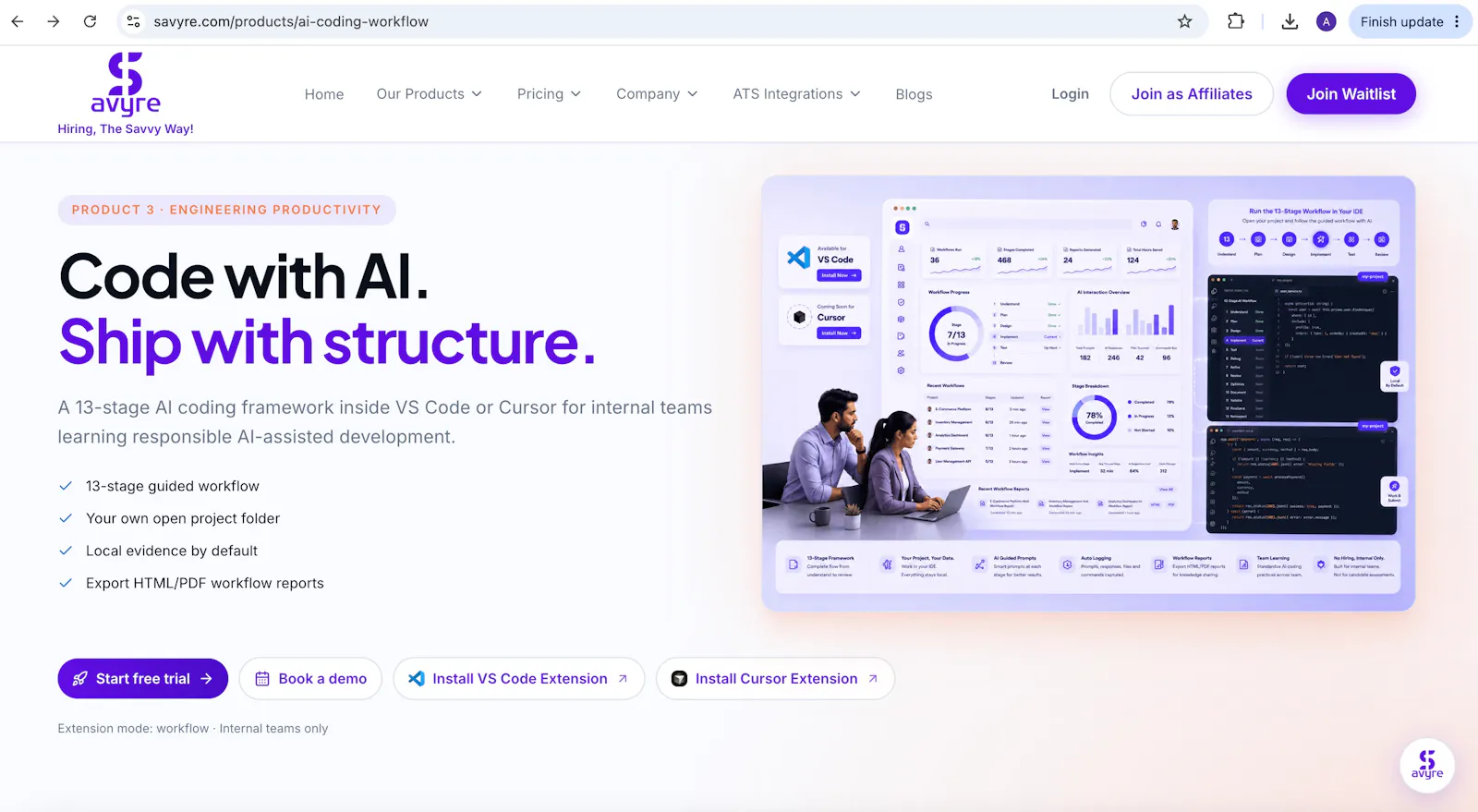 Savyre AI Coding Workflow screenshot 4