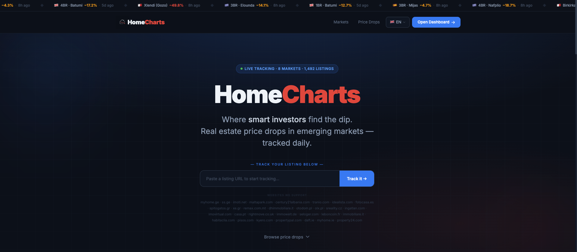 HomeCharts- Property Price Drop Tracker gallery image