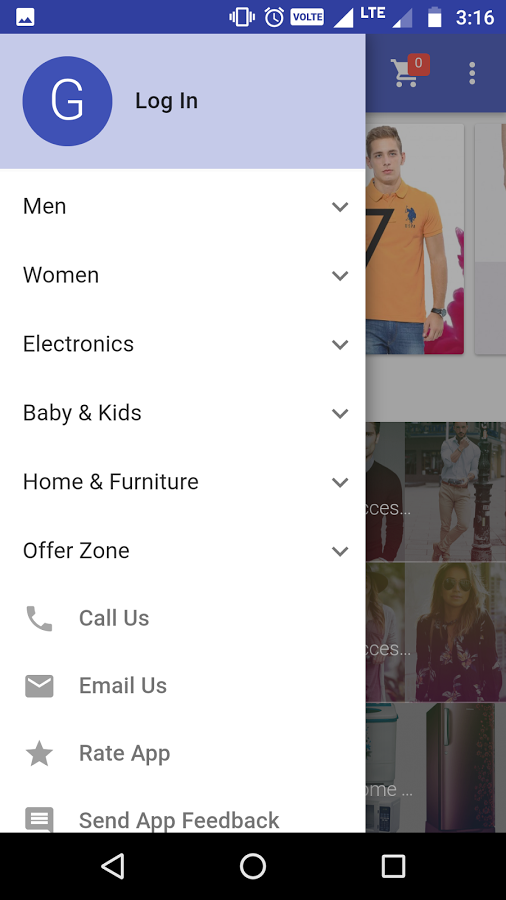 Mobile eCommerce App Builder - MobiCommerce Sample App gallery image