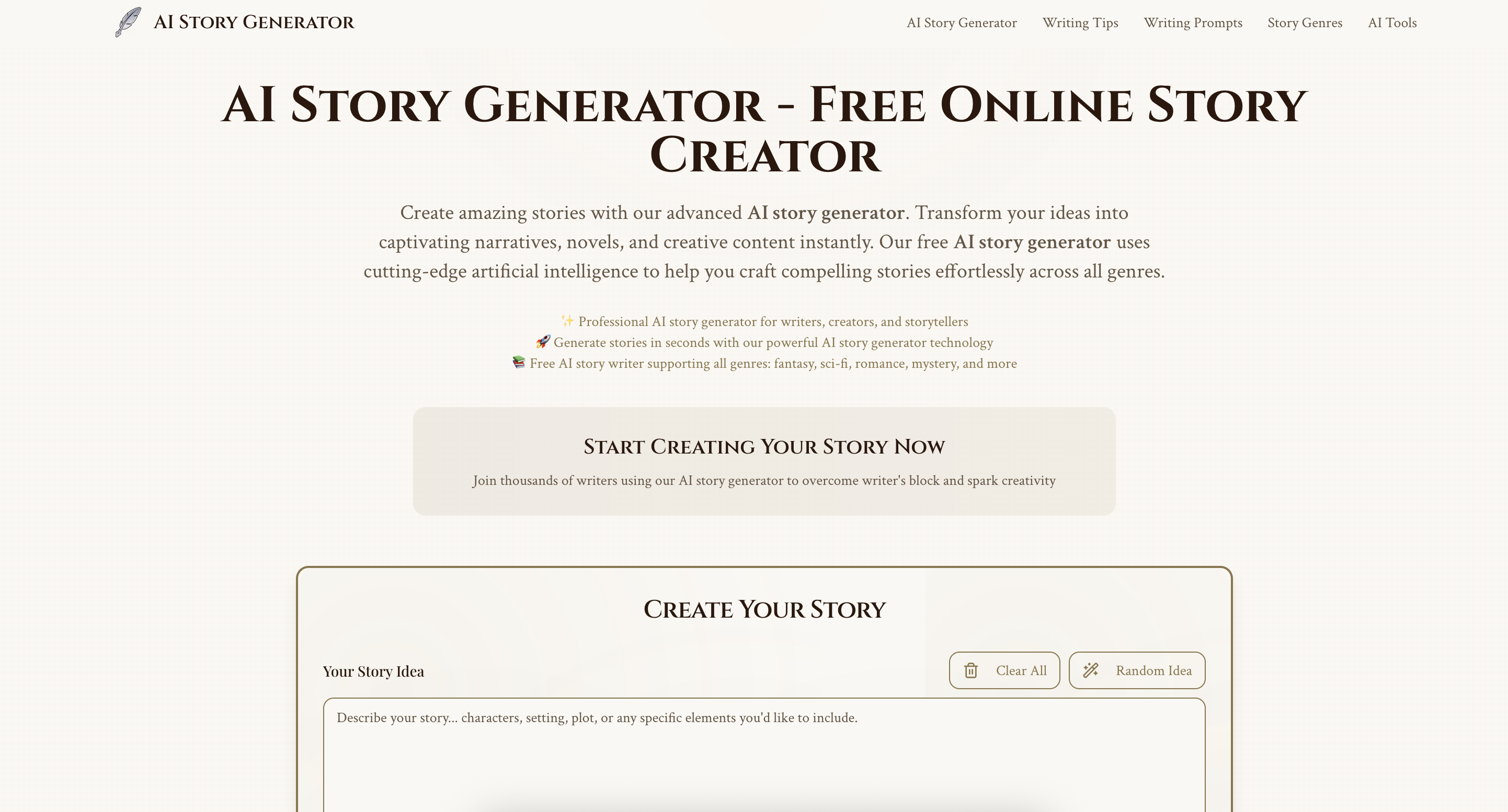 AI Story Generator - Free Story Creator media 1
