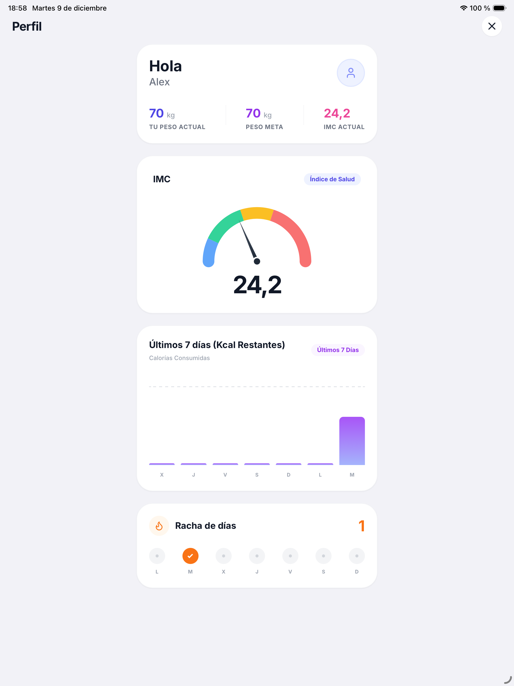 DailyBite - Screenshot 2 showing product features and functionality