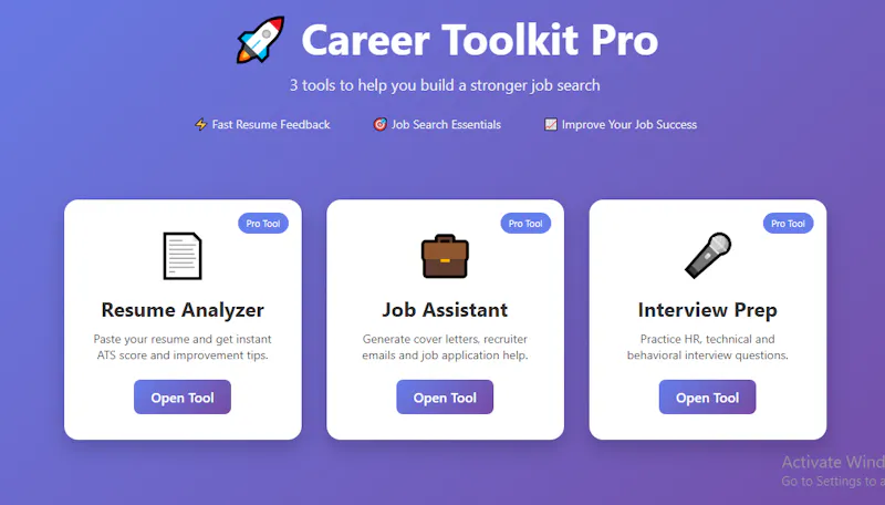 Career Toolkit Pro screenshot 2