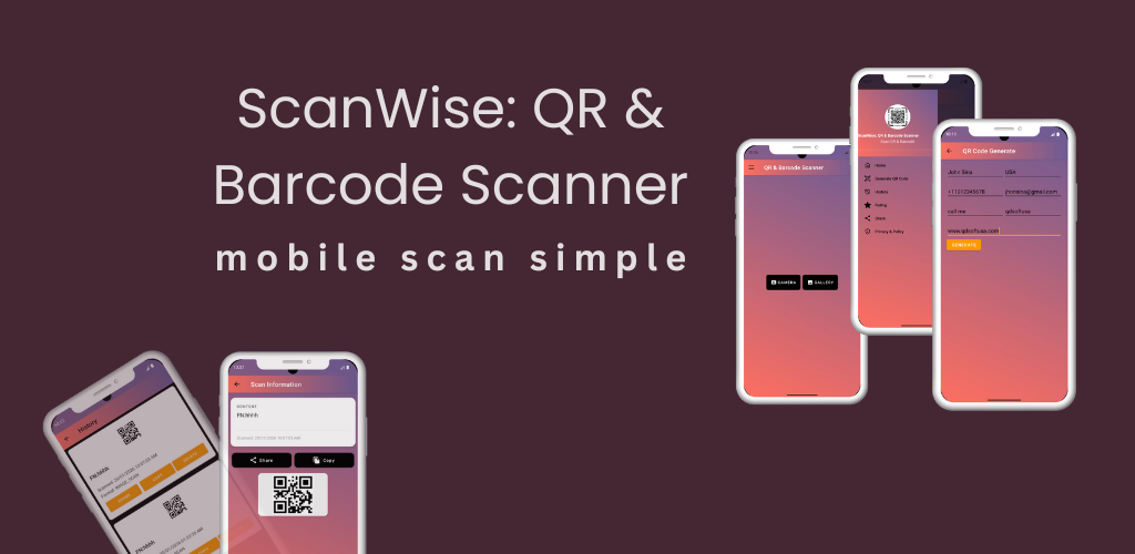 QR Code Scanner & Generator (Offline)