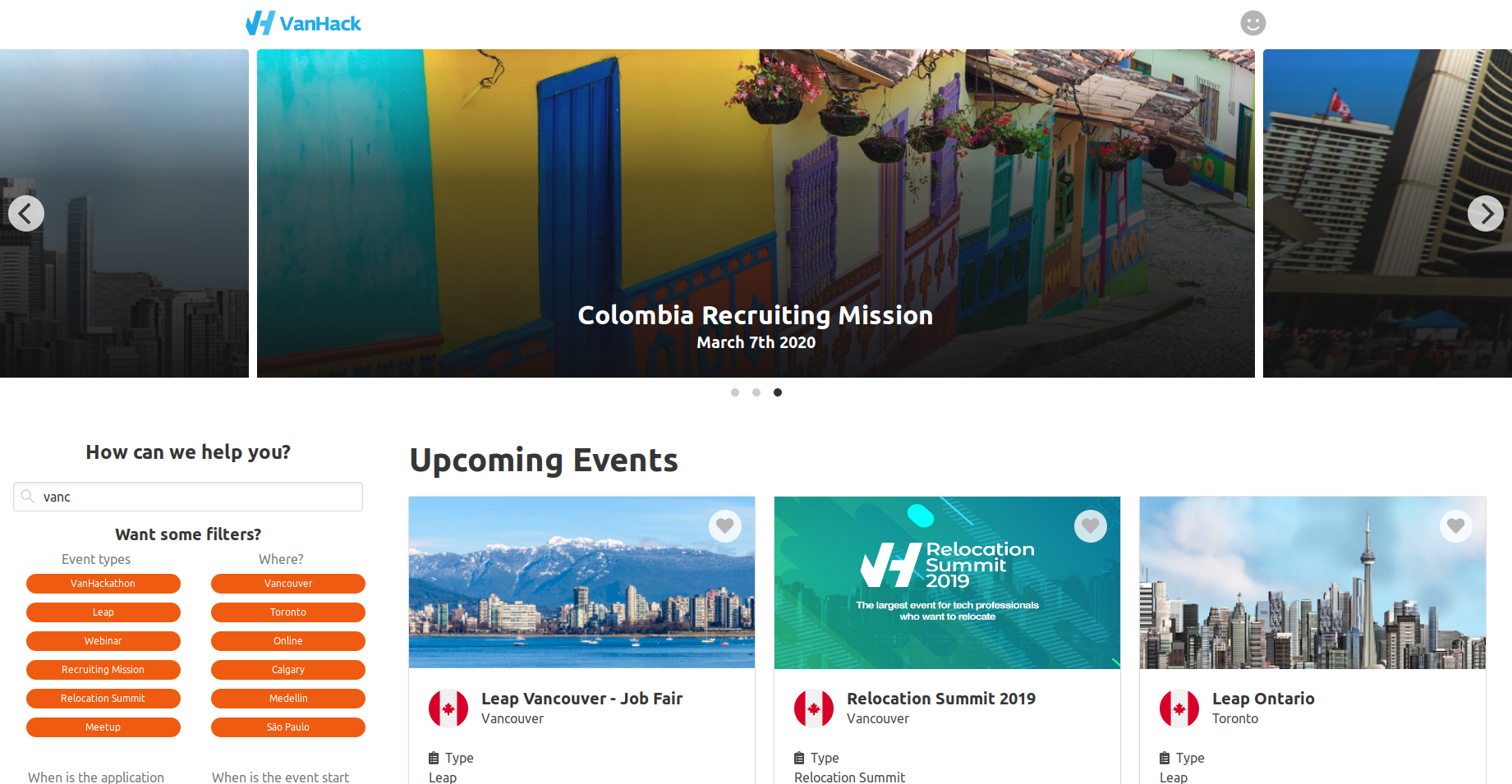 VanHack Calendar Challenge gallery image