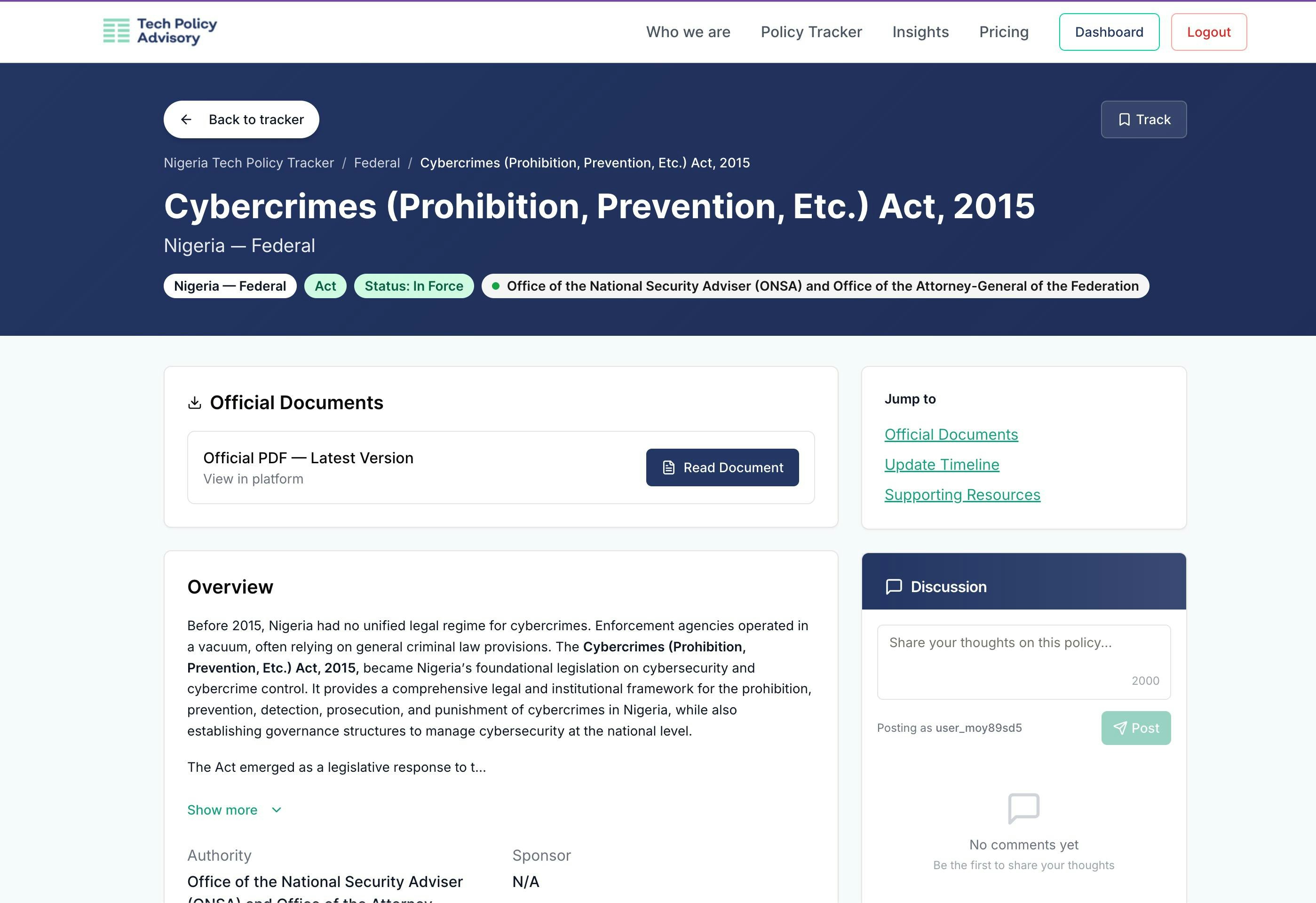 Tech Policy Advisory gallery image