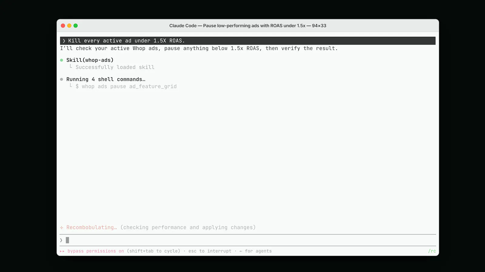 Whop CLI screenshot 3