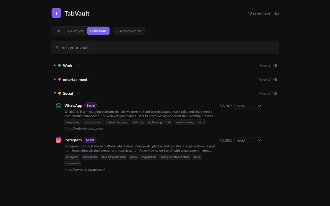 TabVault gallery image