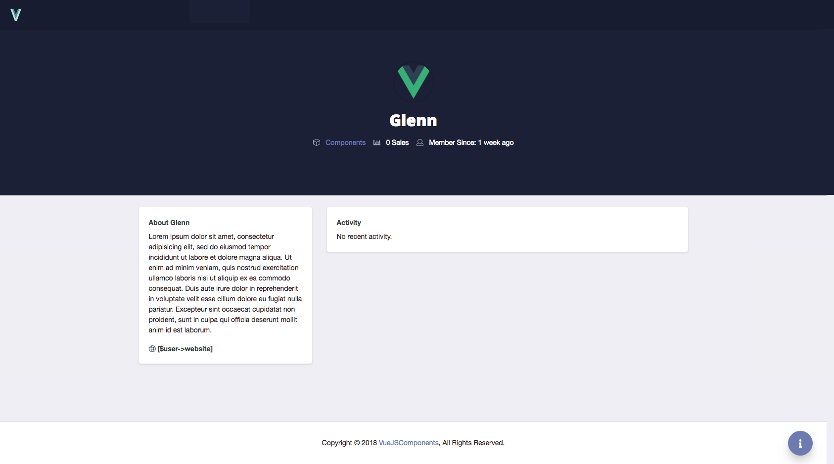 Vue Js Components gallery image