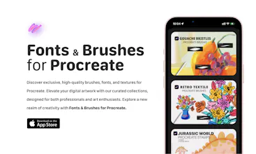 Fonts & Brushes for Procreate gallery image
