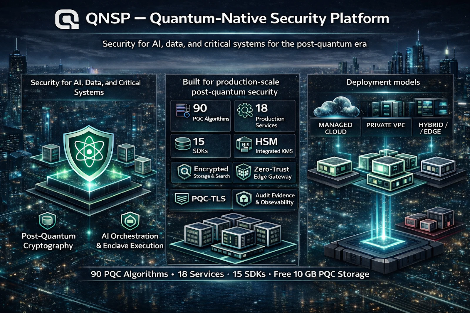 QNSP — Quantum-Native Security Platform screenshot 2