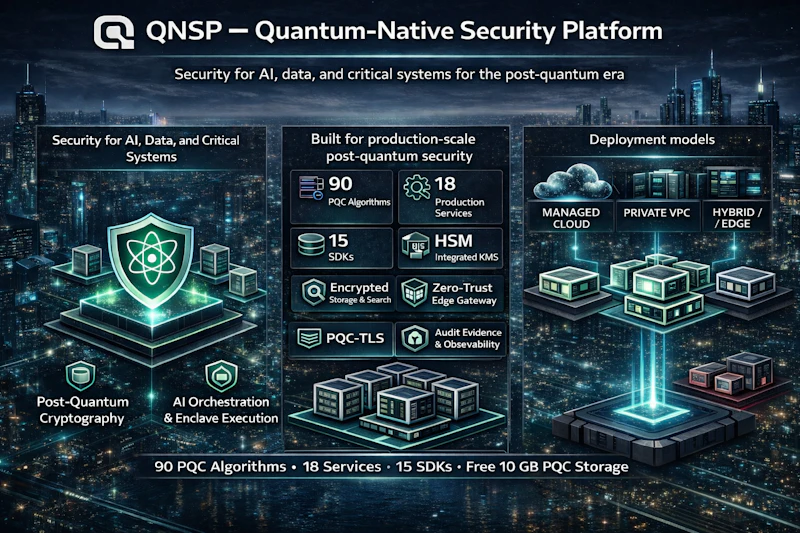 QNSP — Quantum-Native Security Platform screenshot 2