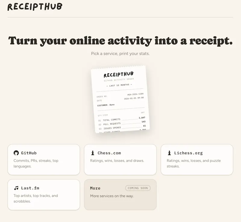 ReceiptHub screenshot 1