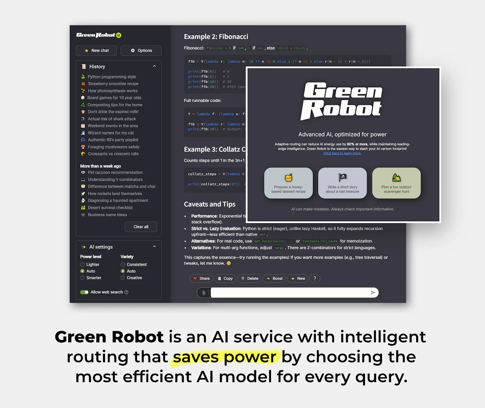 Green Robot screenshot 2