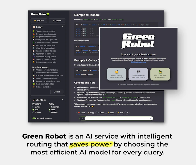 Green Robot screenshot 2