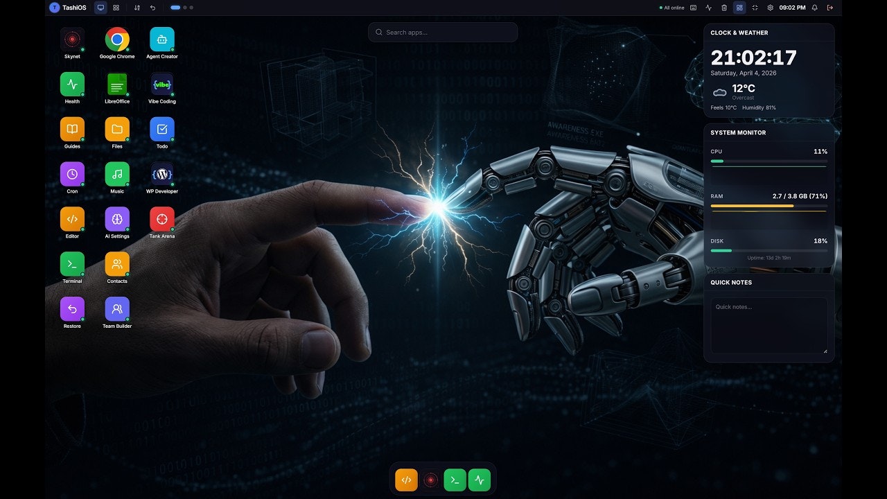 TashiOS gallery image