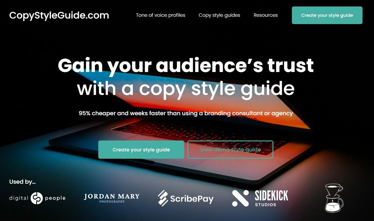 CopyStyleGuide.com - Create a copy style guide for your startup in minutes media 1