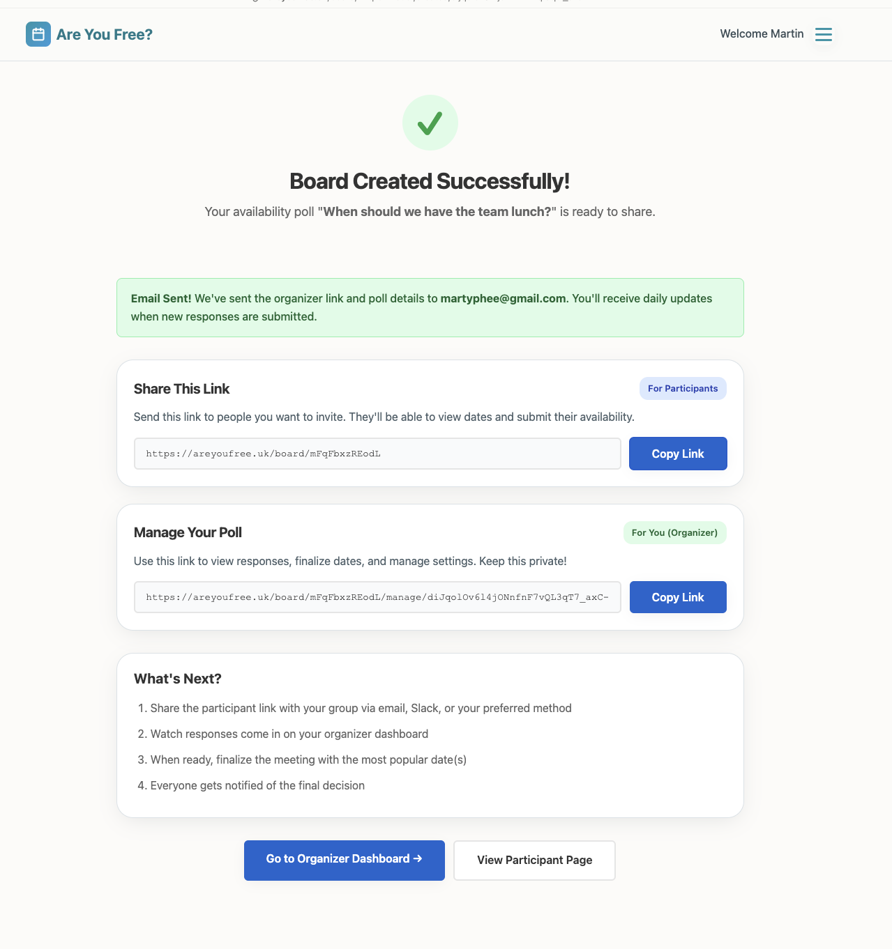 AreYouFree - Screenshot 3 showing product features and functionality