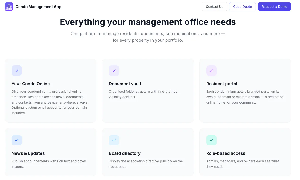 Condo Management App gallery image