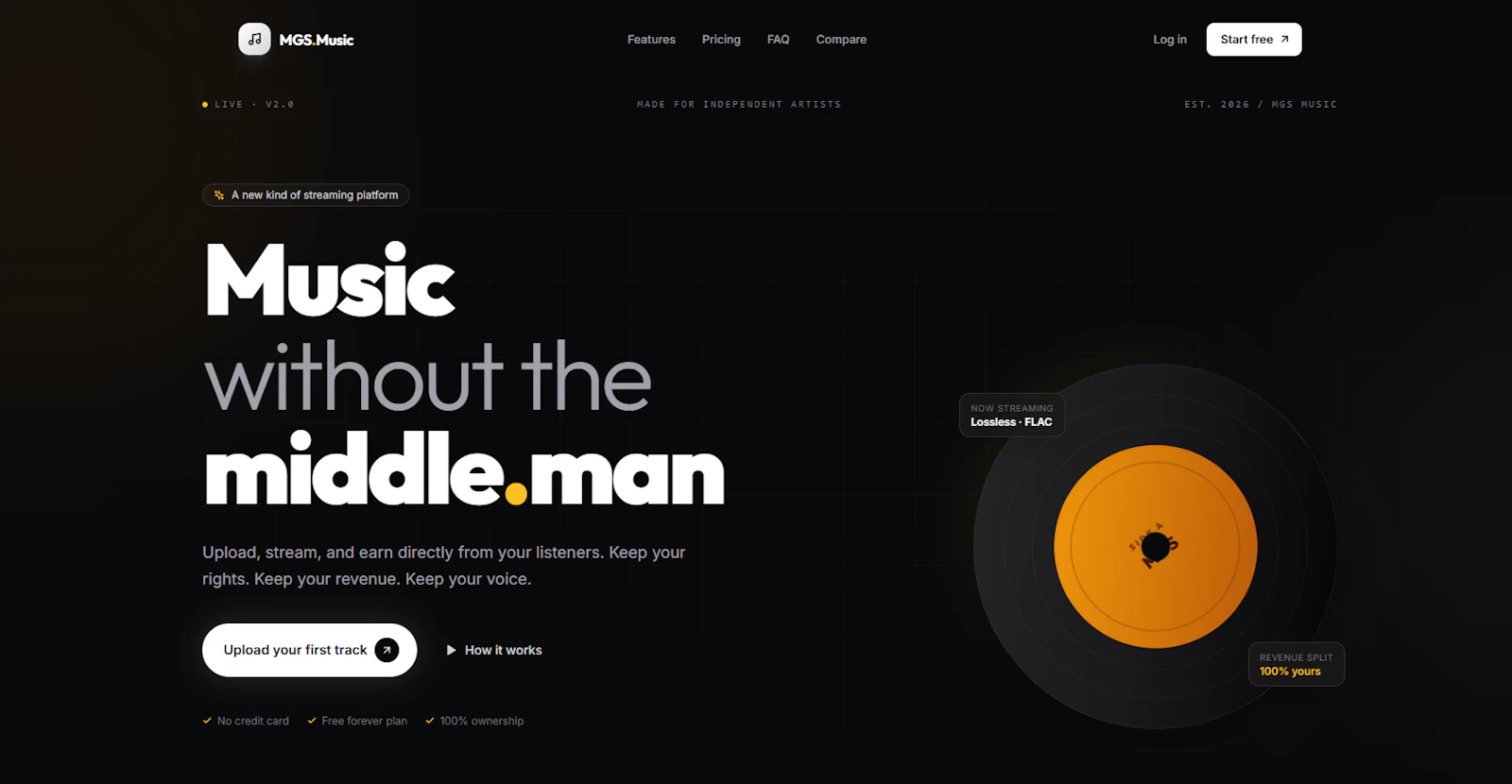 MGS Music V2.1 screenshot 1
