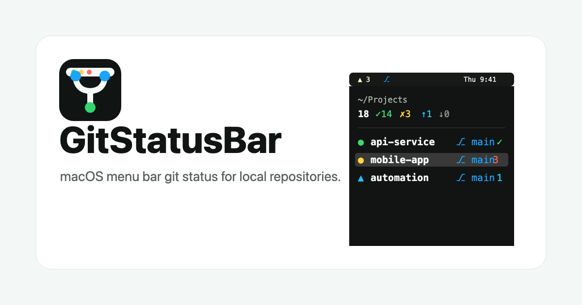 GitStatusBar gallery image