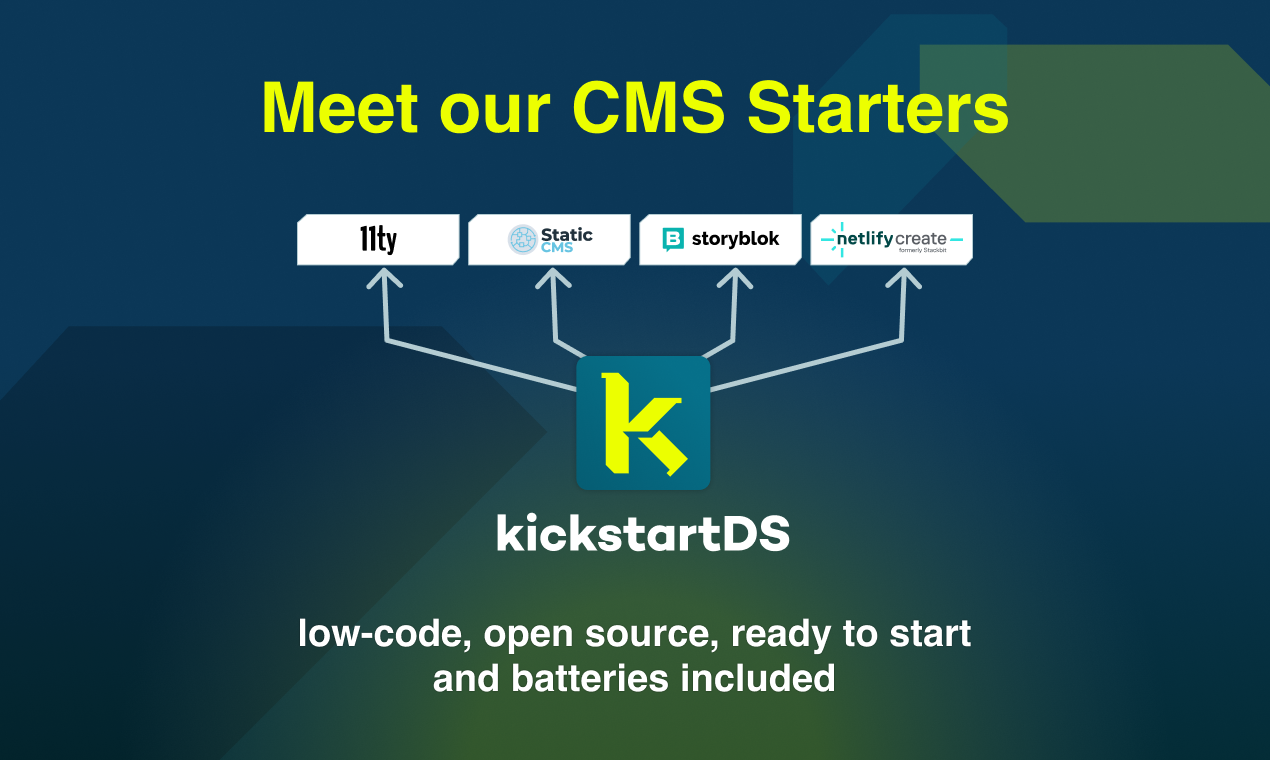 킥 스타트 로우 코드 CMS 스타터 - 디자인 시스템을 CMS에 연결하는 것이 쉬워졌습니다. 미디어 2