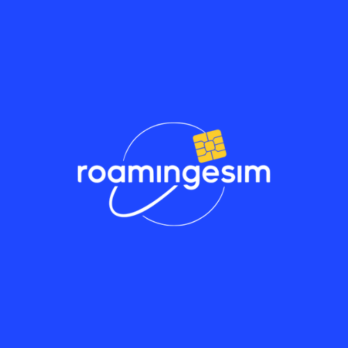 Roaming eSIM - Product Hunt launch logo and brand identity