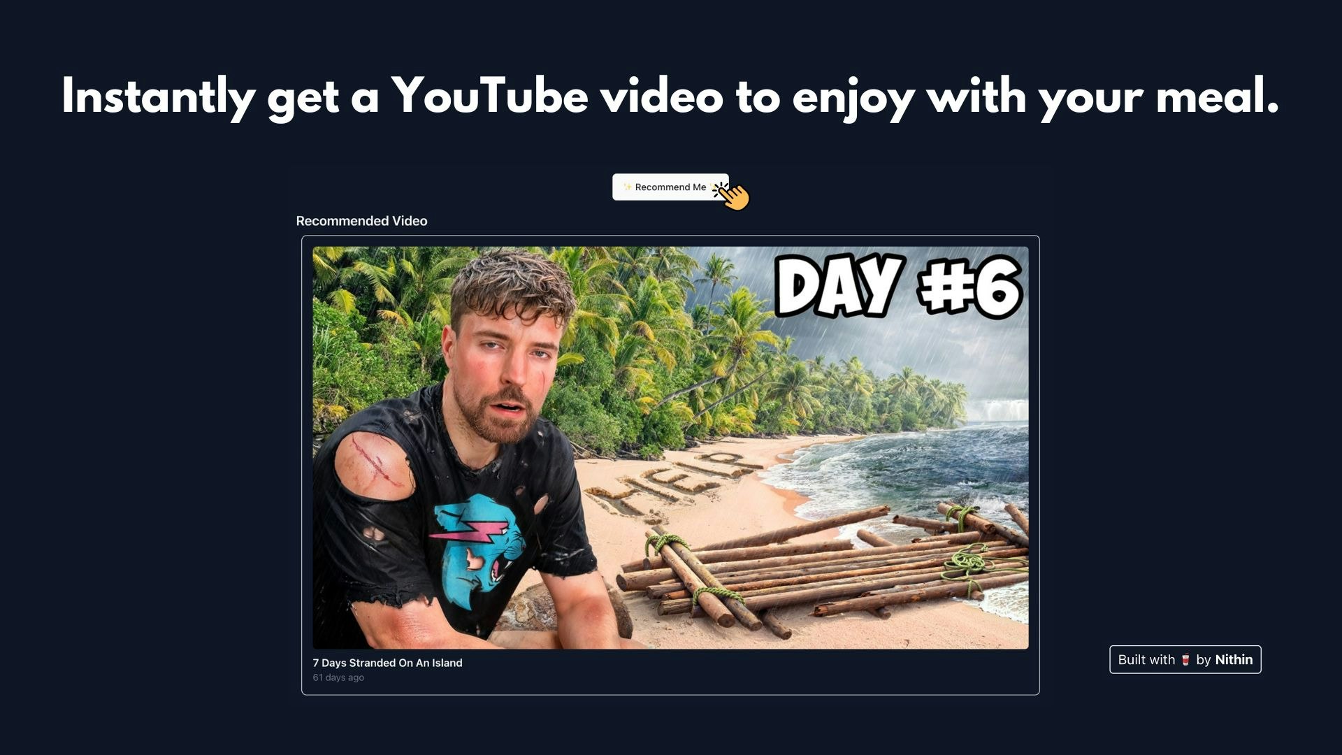 Eatandbinge - ワンクリックして、食事中にYouTubeビデオを見つけますメディア2