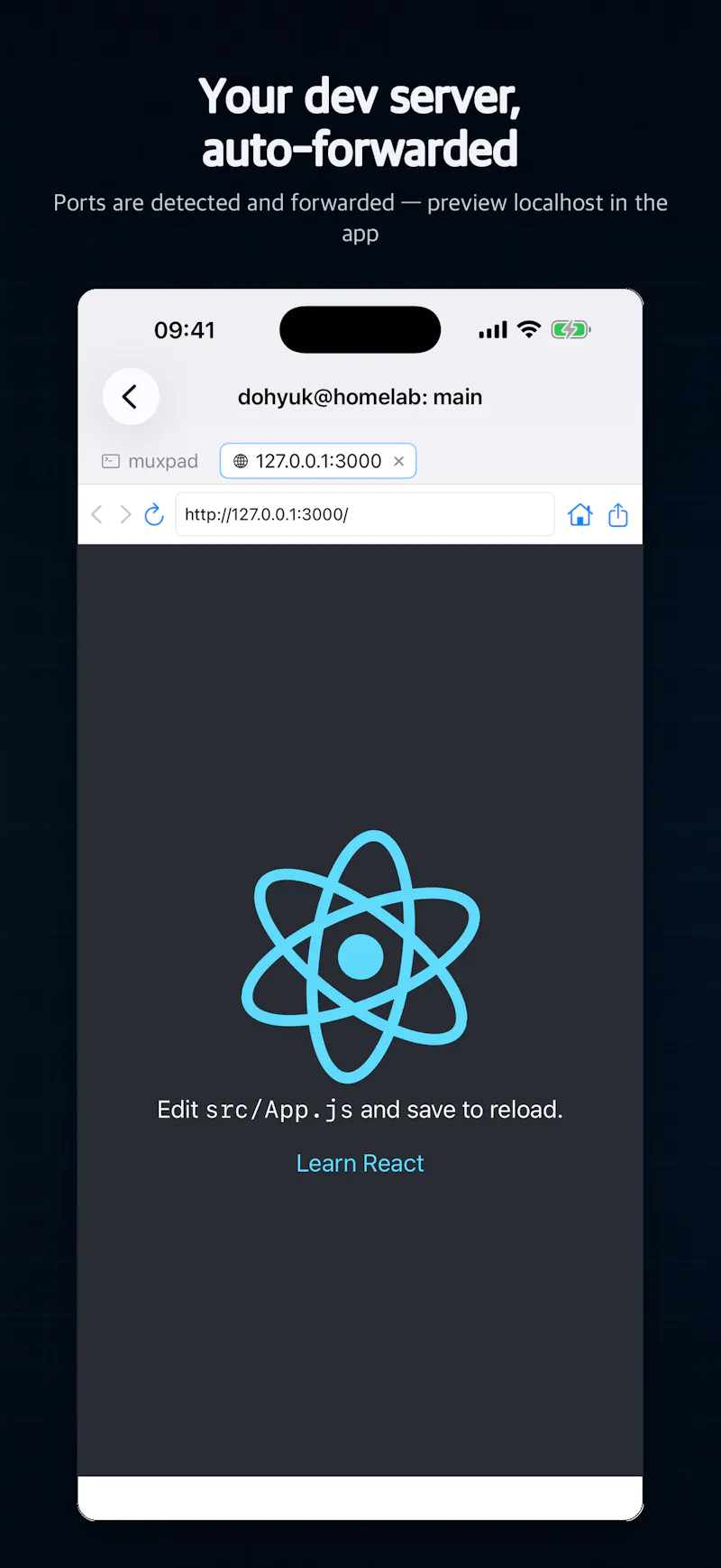 MuxPad — Native tmux terminal for Apple screenshot 5