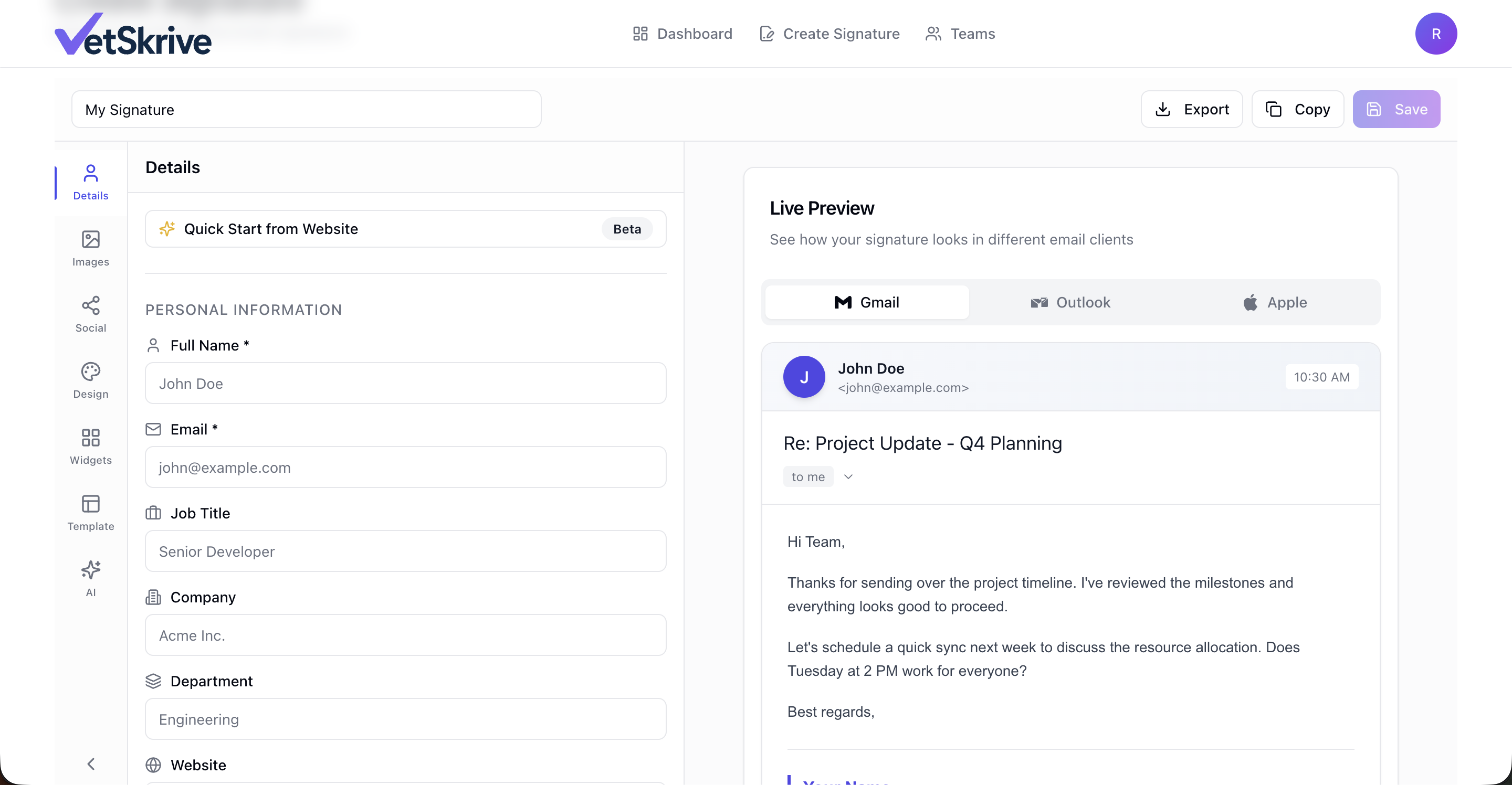 GetSkrive - Screenshot 2 showing product features and functionality