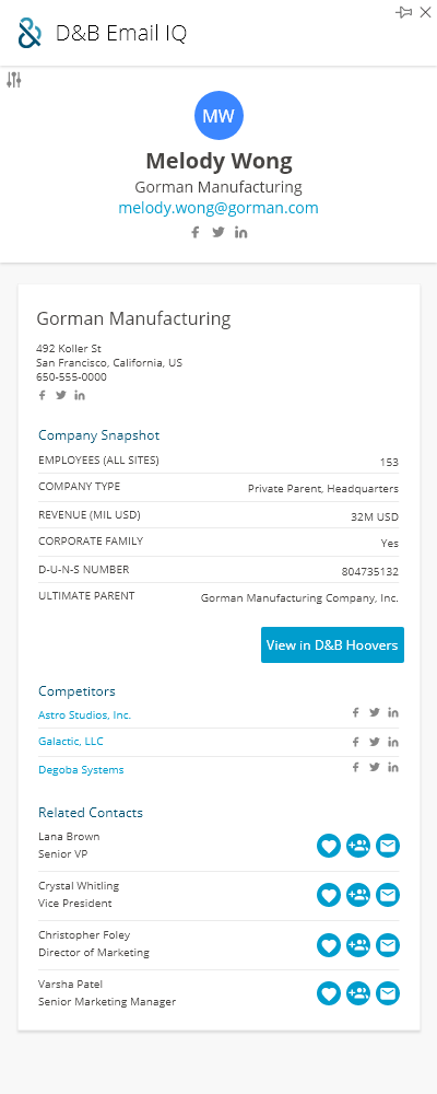 D&B Email IQ gallery image