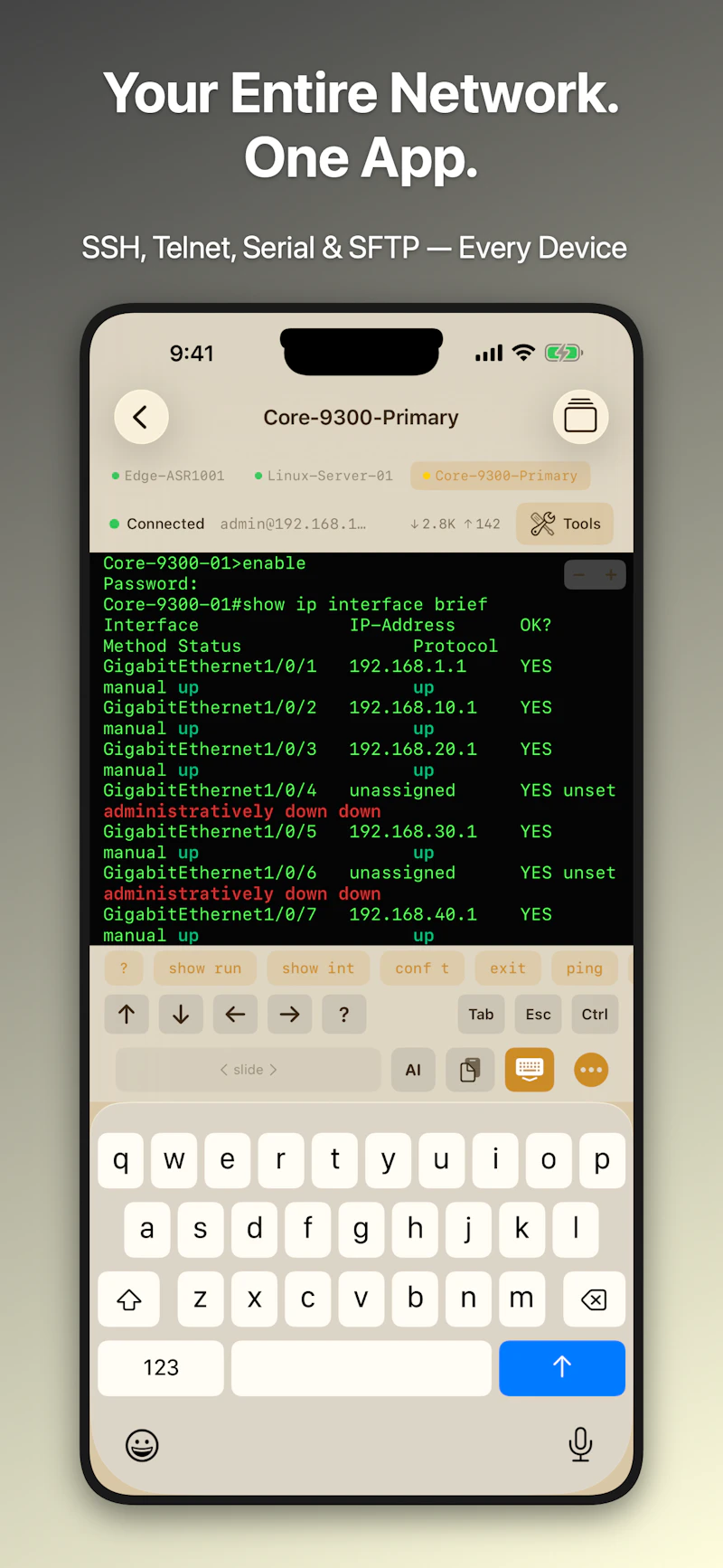 Konsol - Professional Network Tool screenshot 1