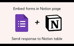 Google Forms to Notion media 1