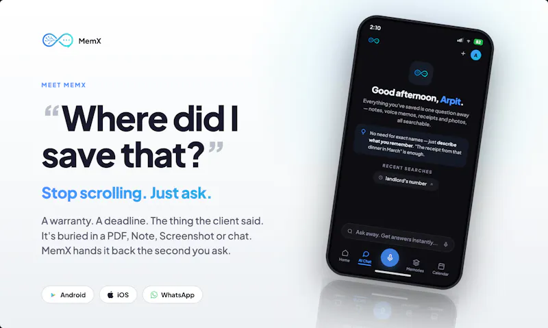 MemX screenshot 1