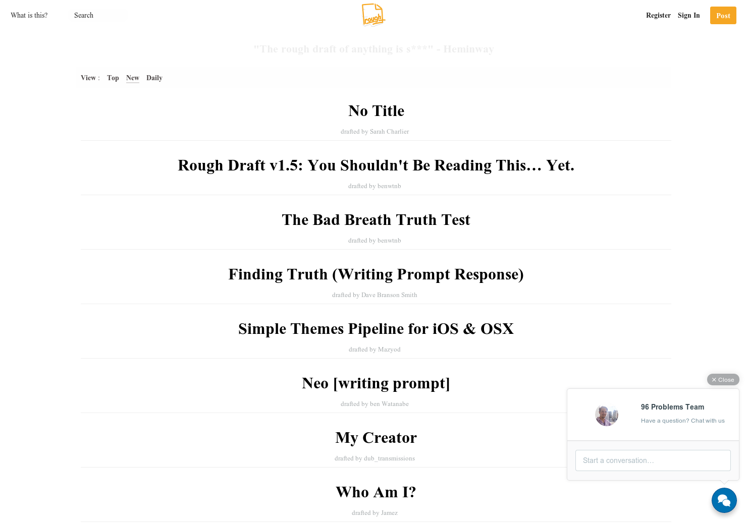 Only Rough Drafts gallery image