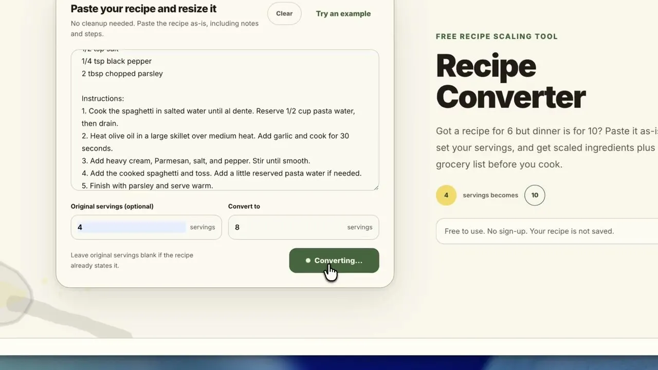 Recipe Converter gallery image