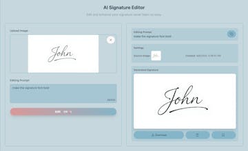 AI Signature Generator gallery image