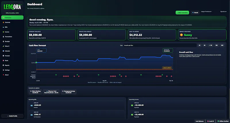 Ledgora screenshot 1