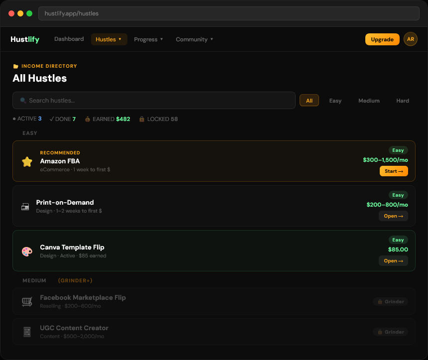 Hustlify.app gallery image
