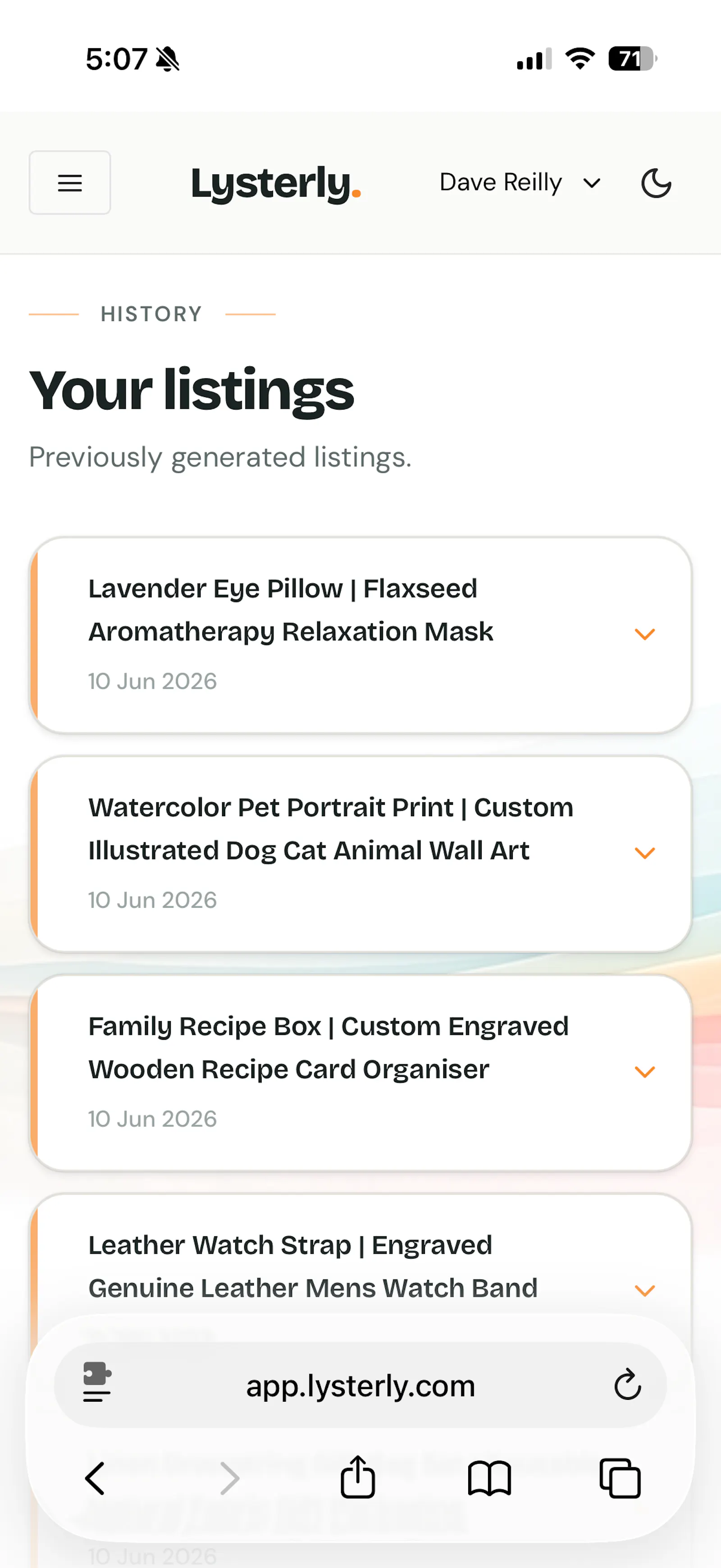 Lysterly screenshot 3