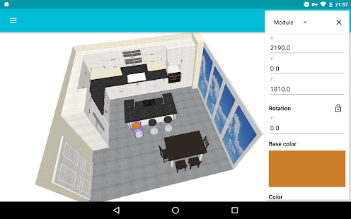 Android APP: Kitchen Planner 3D gallery image