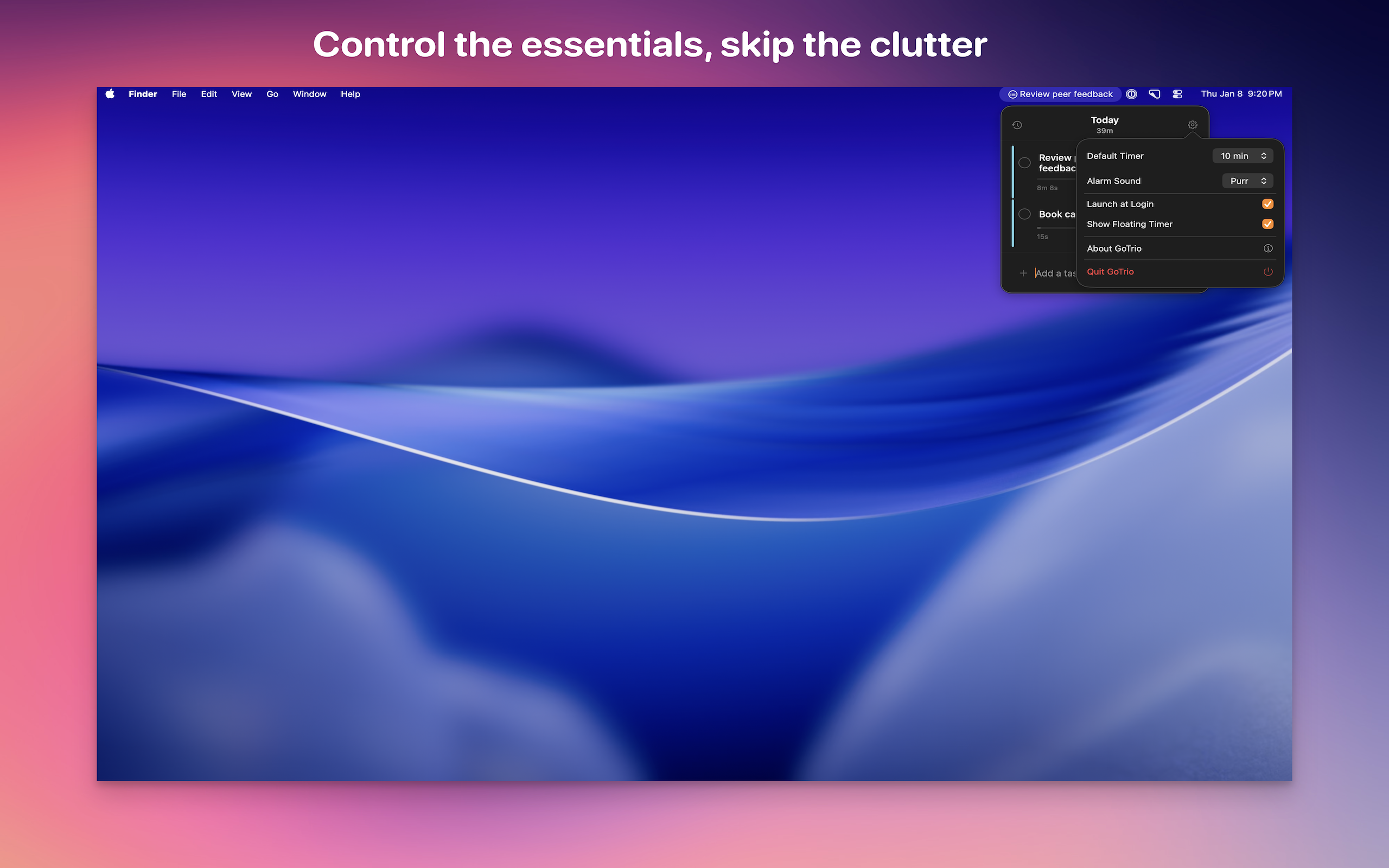 GoTrio - Screenshot 4 showing product features and functionality