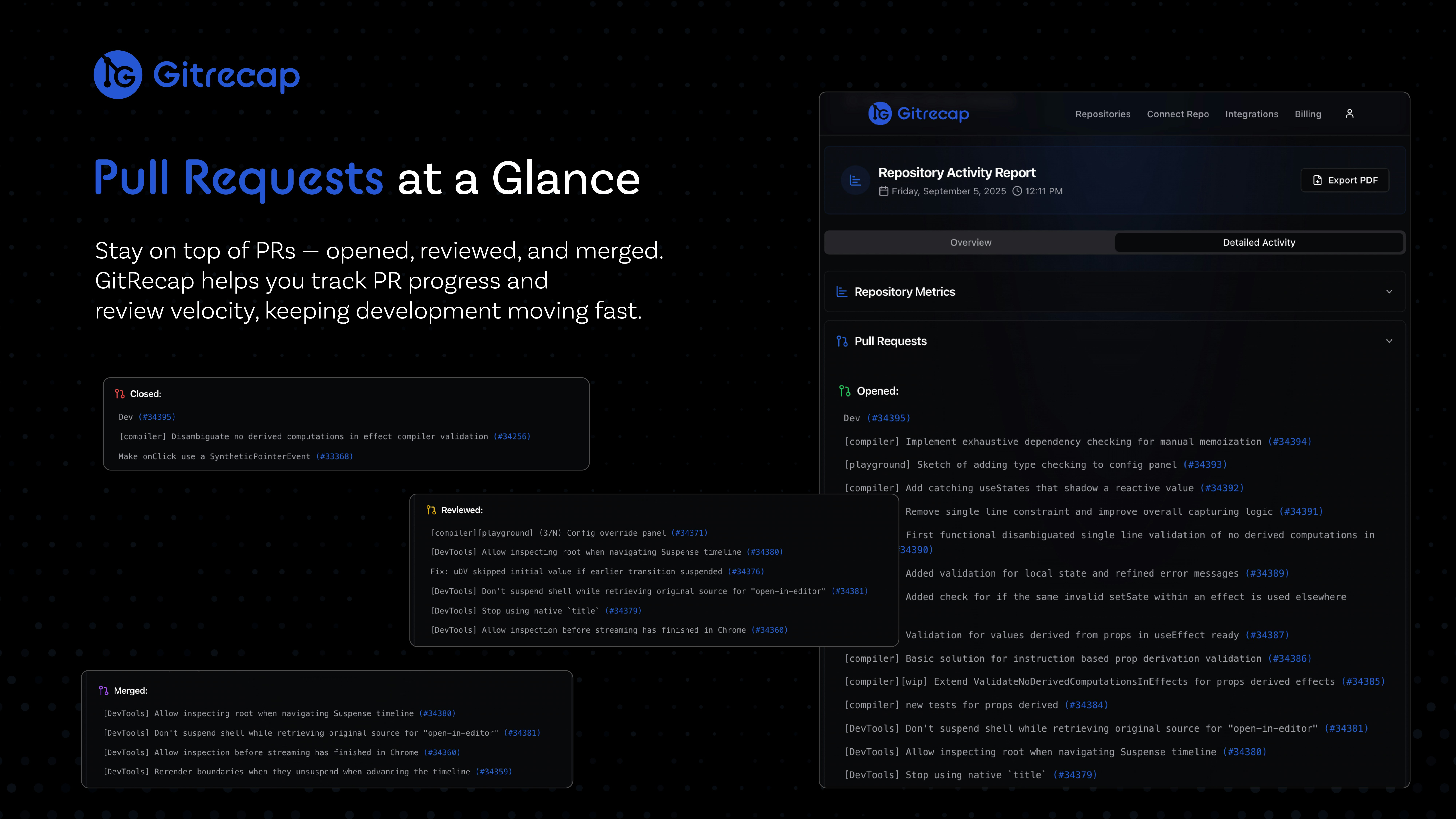 Gitrecap gallery image