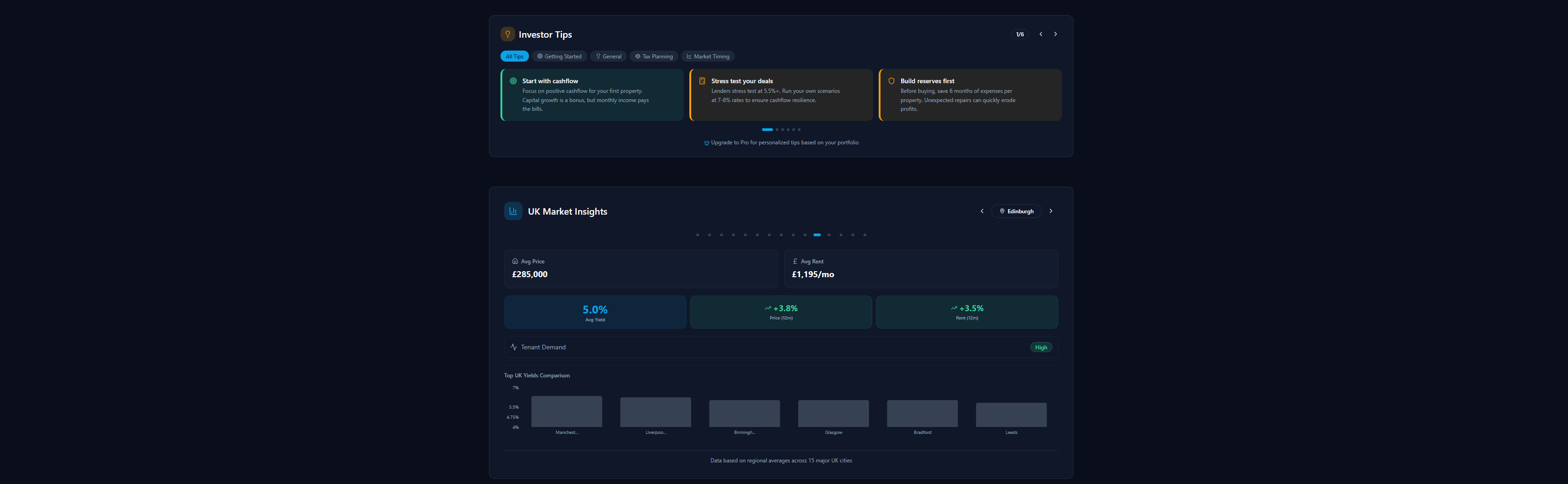 InvestLens - Screenshot 3 showing product features and functionality