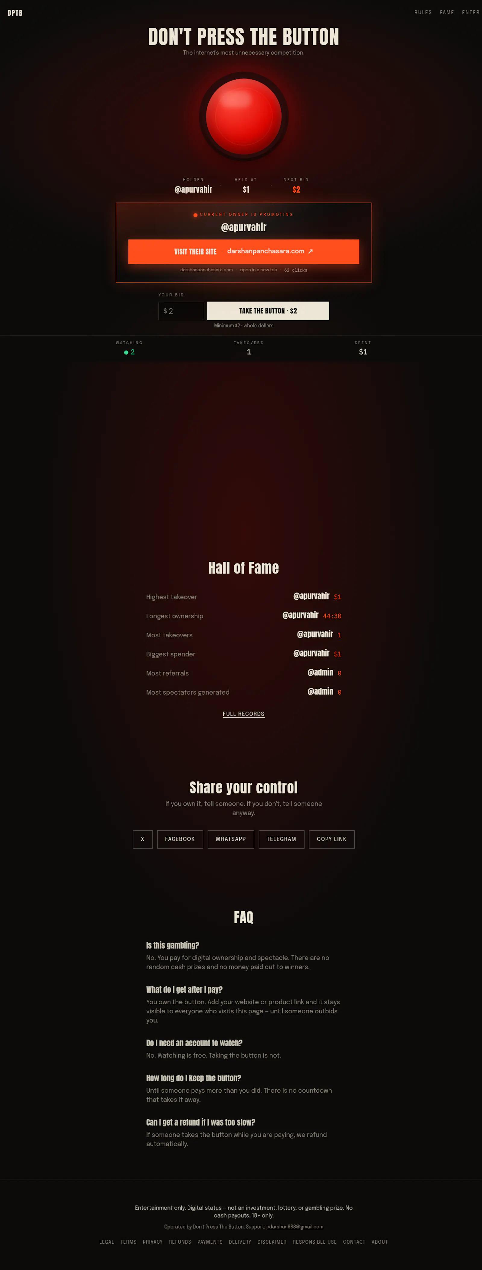 Don't Press The Button screenshot 2