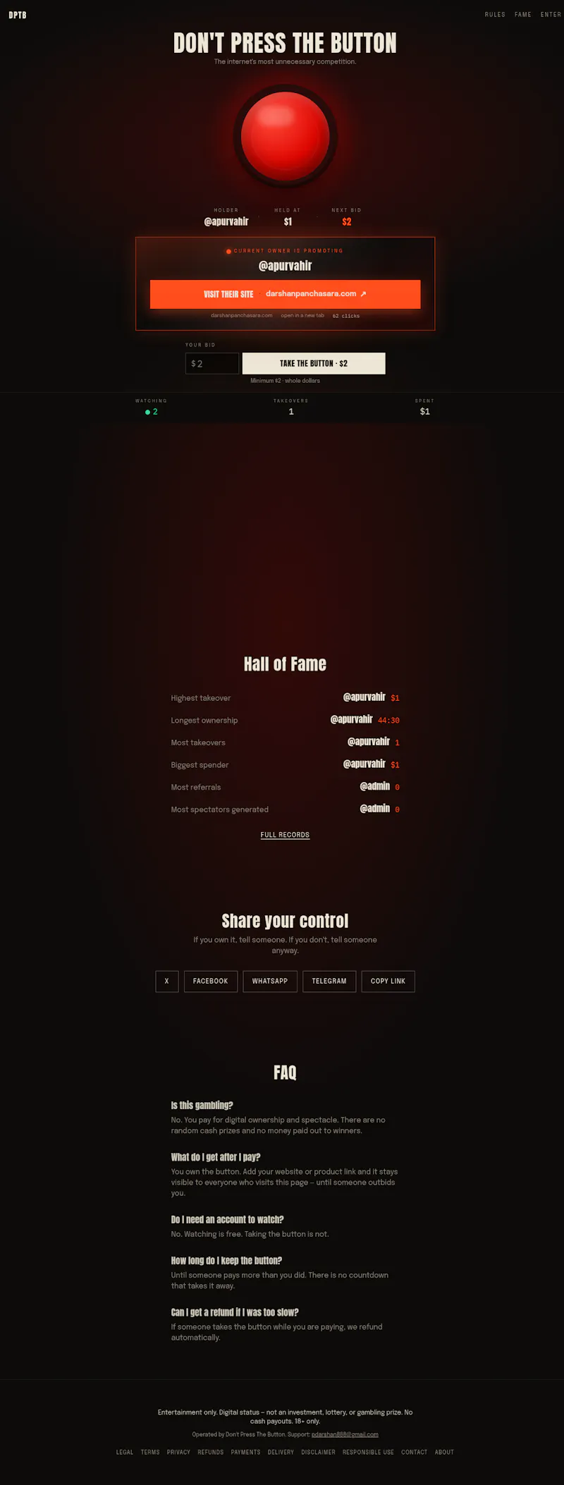 Don't Press The Button screenshot 2