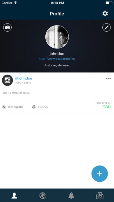 Bazaar - Social Media Advertising Platform gallery image